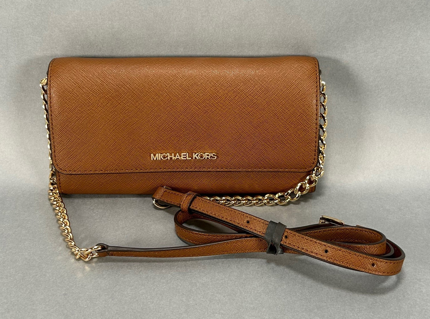 Michael Kors Jet Set Chain Wallet - Brown
