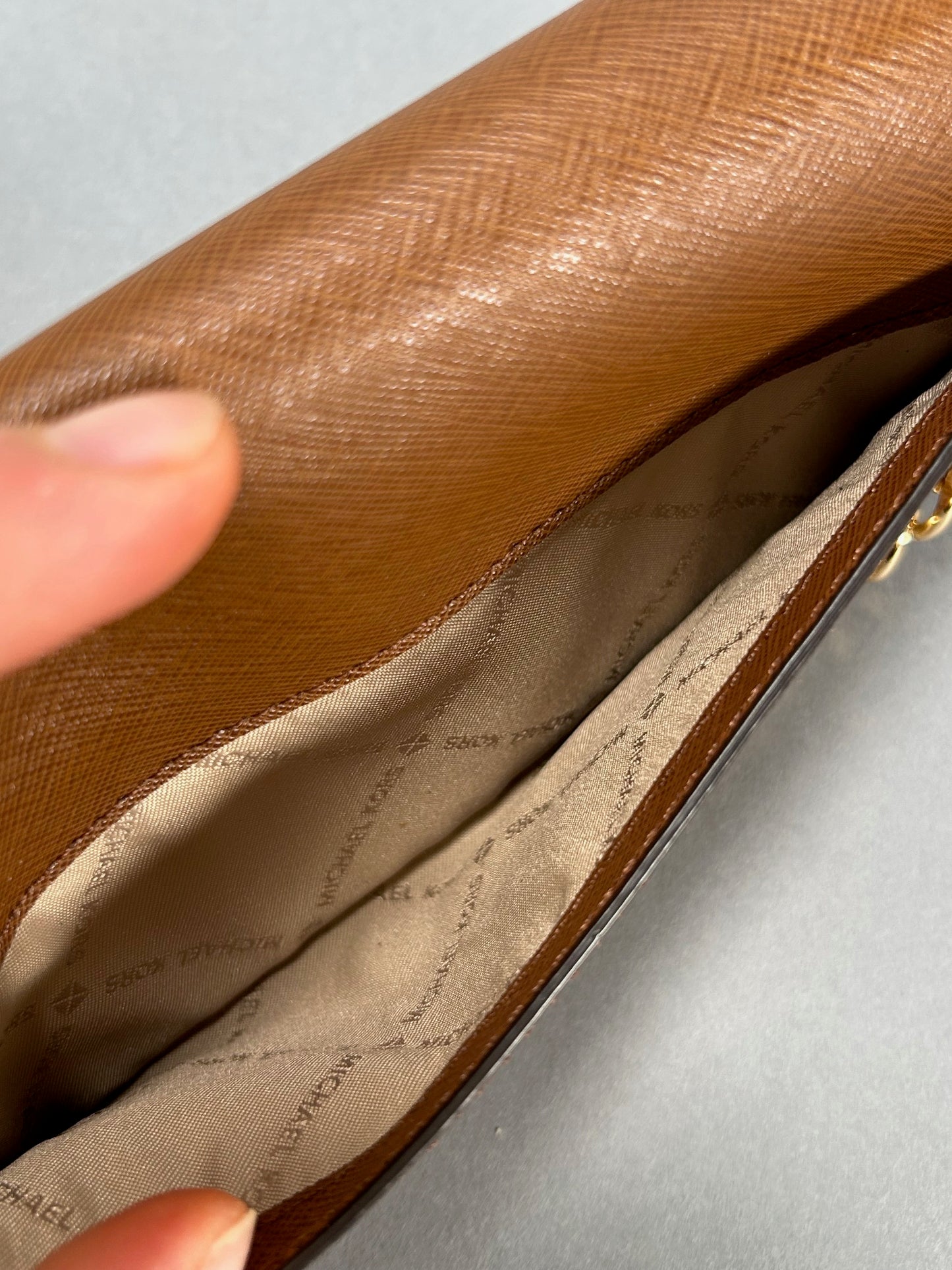 Michael Kors Jet Set Chain Wallet - Brown
