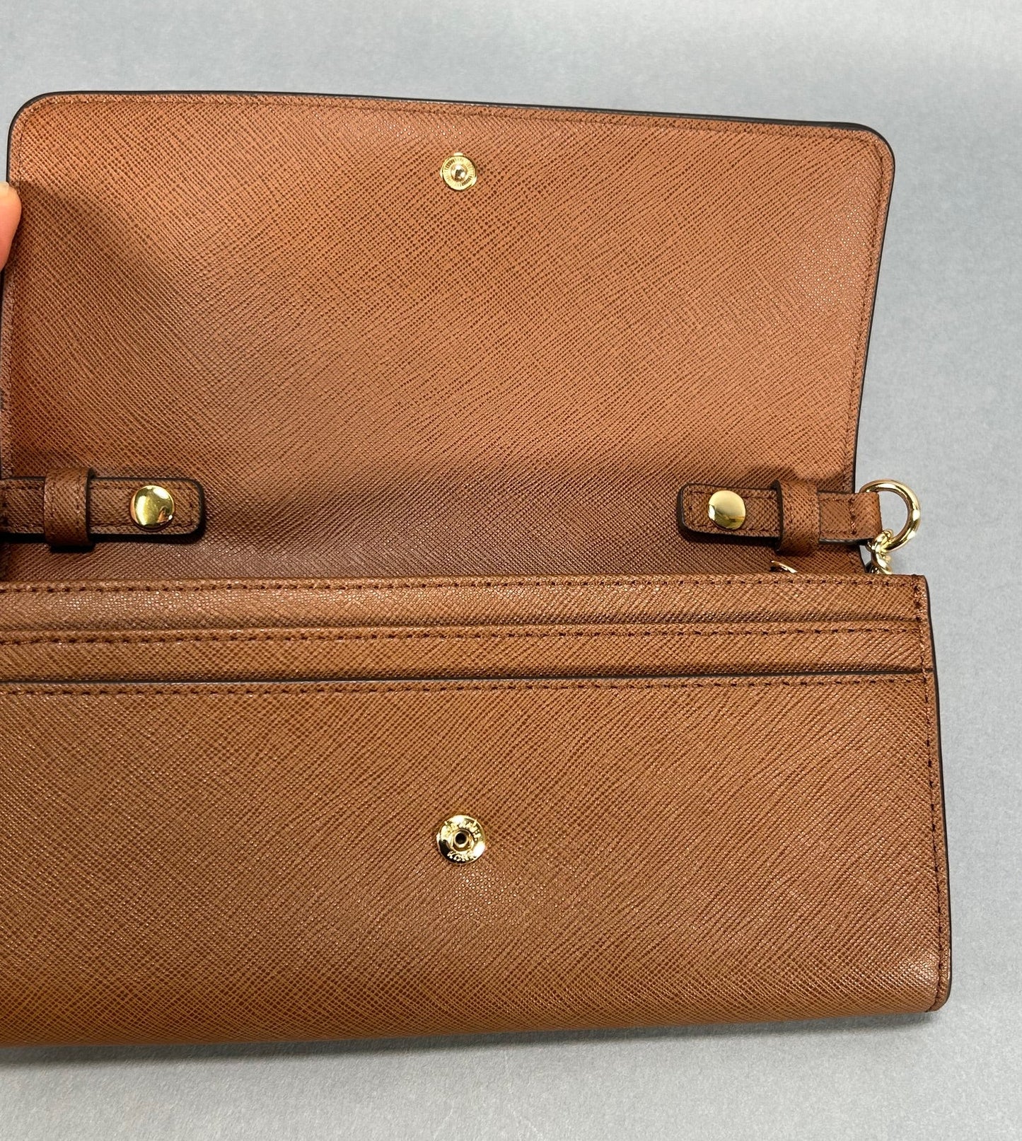Michael Kors Jet Set Chain Wallet - Brown