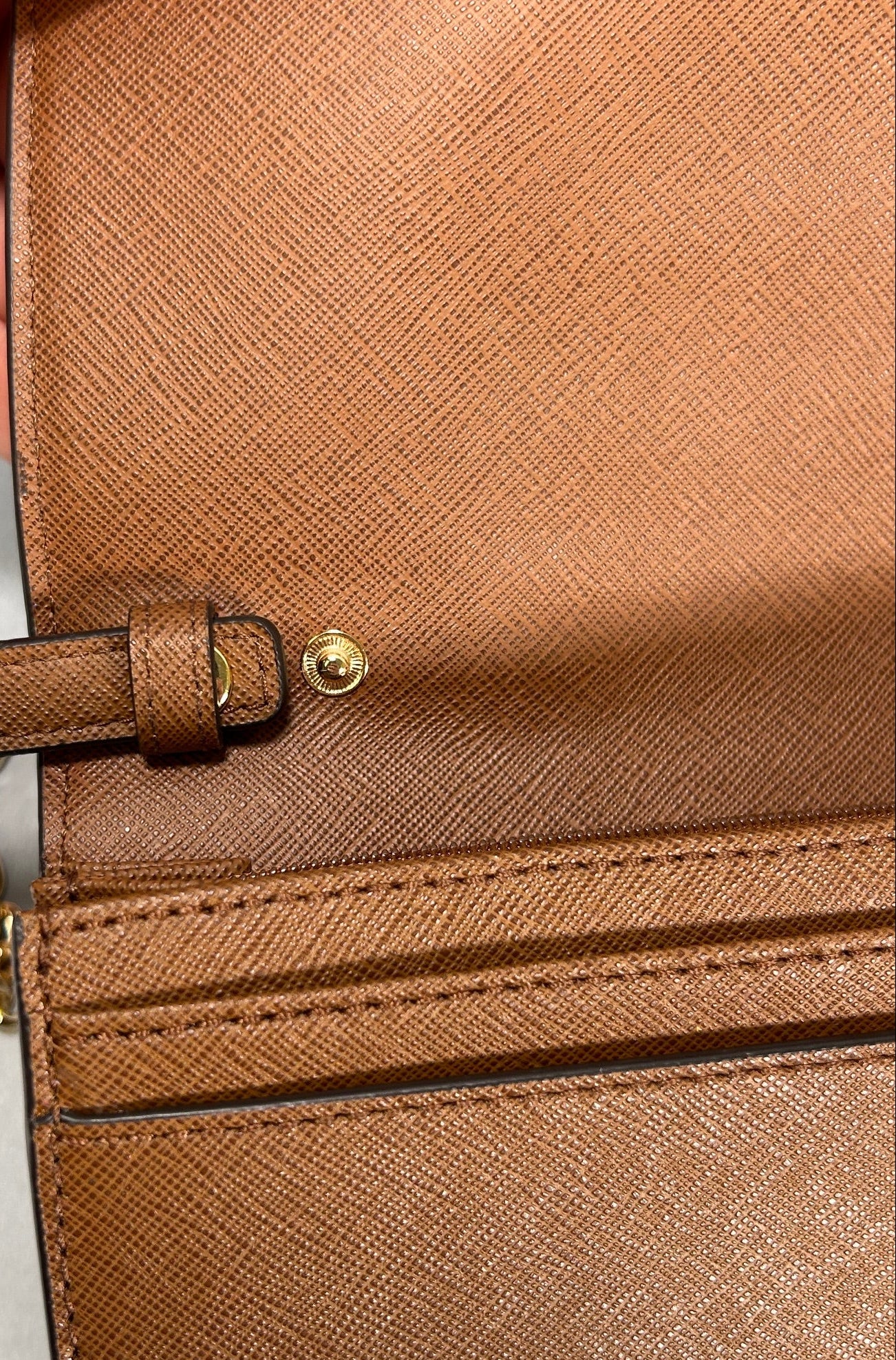 Michael Kors Jet Set Chain Wallet - Brown