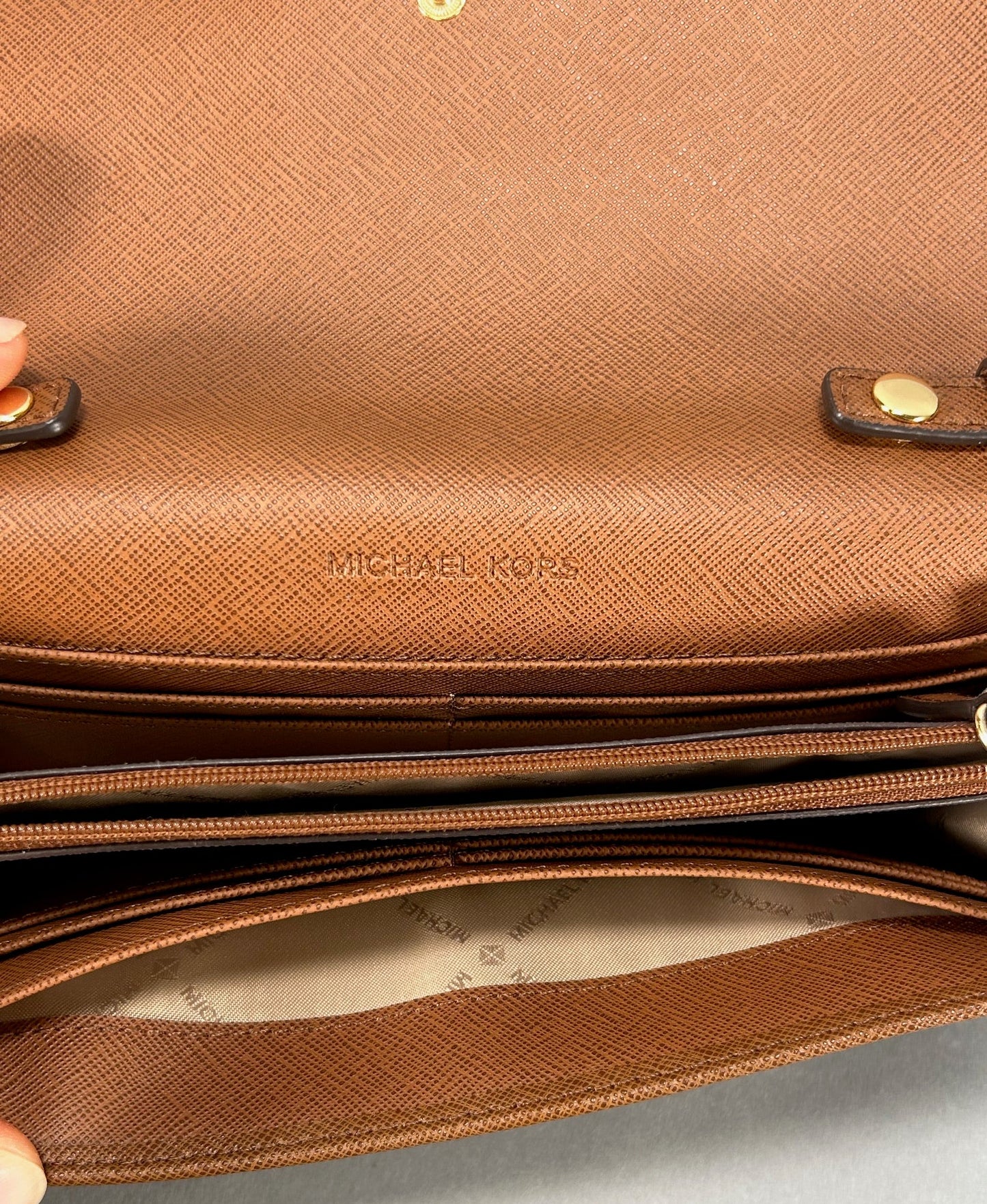 Michael Kors Jet Set Chain Wallet - Brown