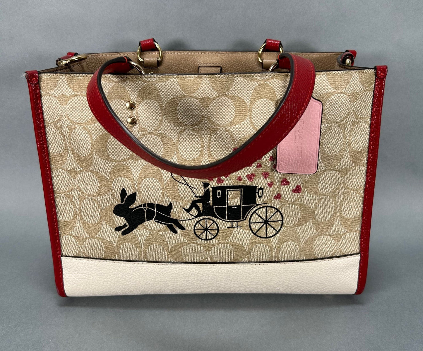 Coach Lunar Dempsey Handbag - Tan