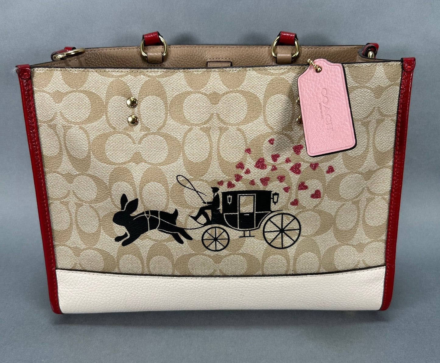Coach Lunar Dempsey Handbag - Tan