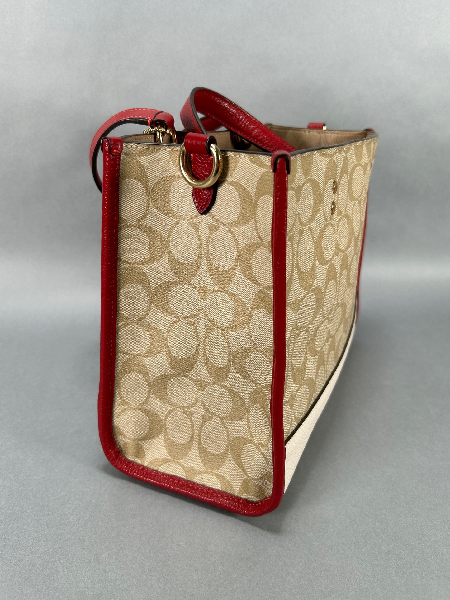 Coach Lunar Dempsey Handbag - Tan