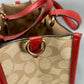Coach Lunar Dempsey Handbag - Tan