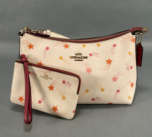 Coach Clara Shooting Star Shoulder Bag W/ Wristlet
