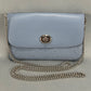 Coach Chain Crossbody Clutch Bag - Blue