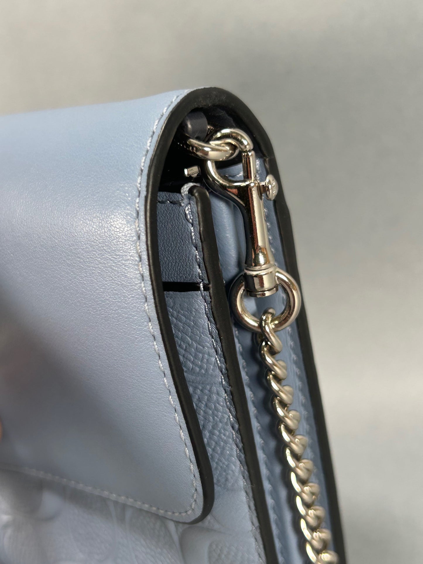 Coach Chain Crossbody Clutch Bag - Blue