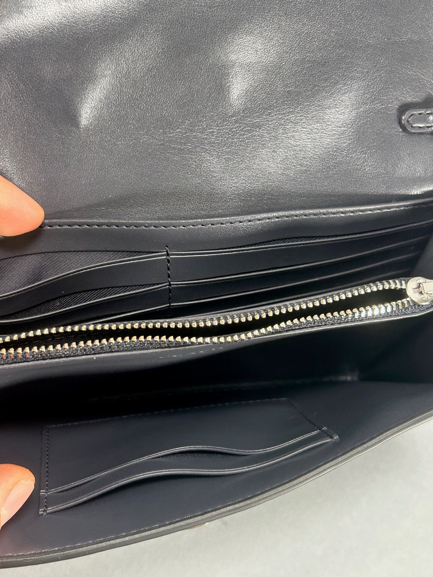 Coach Chain Crossbody Clutch Bag - Blue