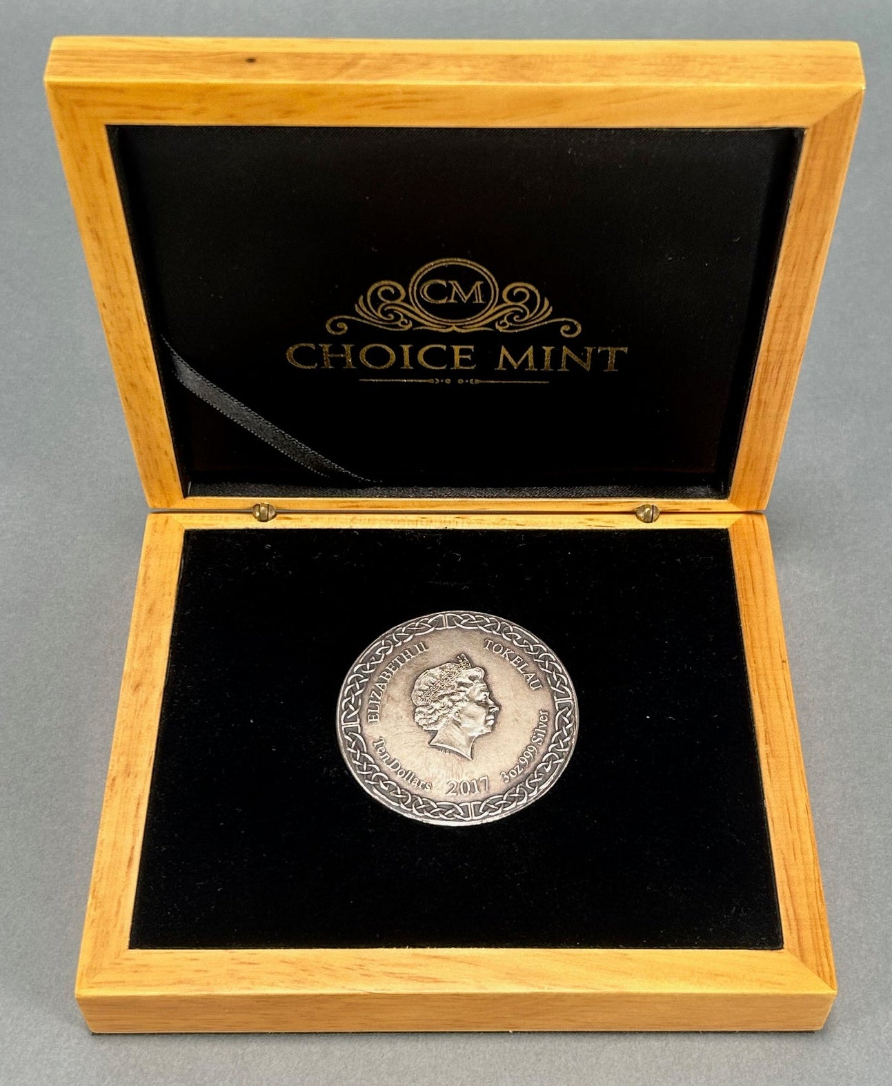 3 oz 999 Fine Silver 2017 Choice Mint Legends of Asgard 108/1,500