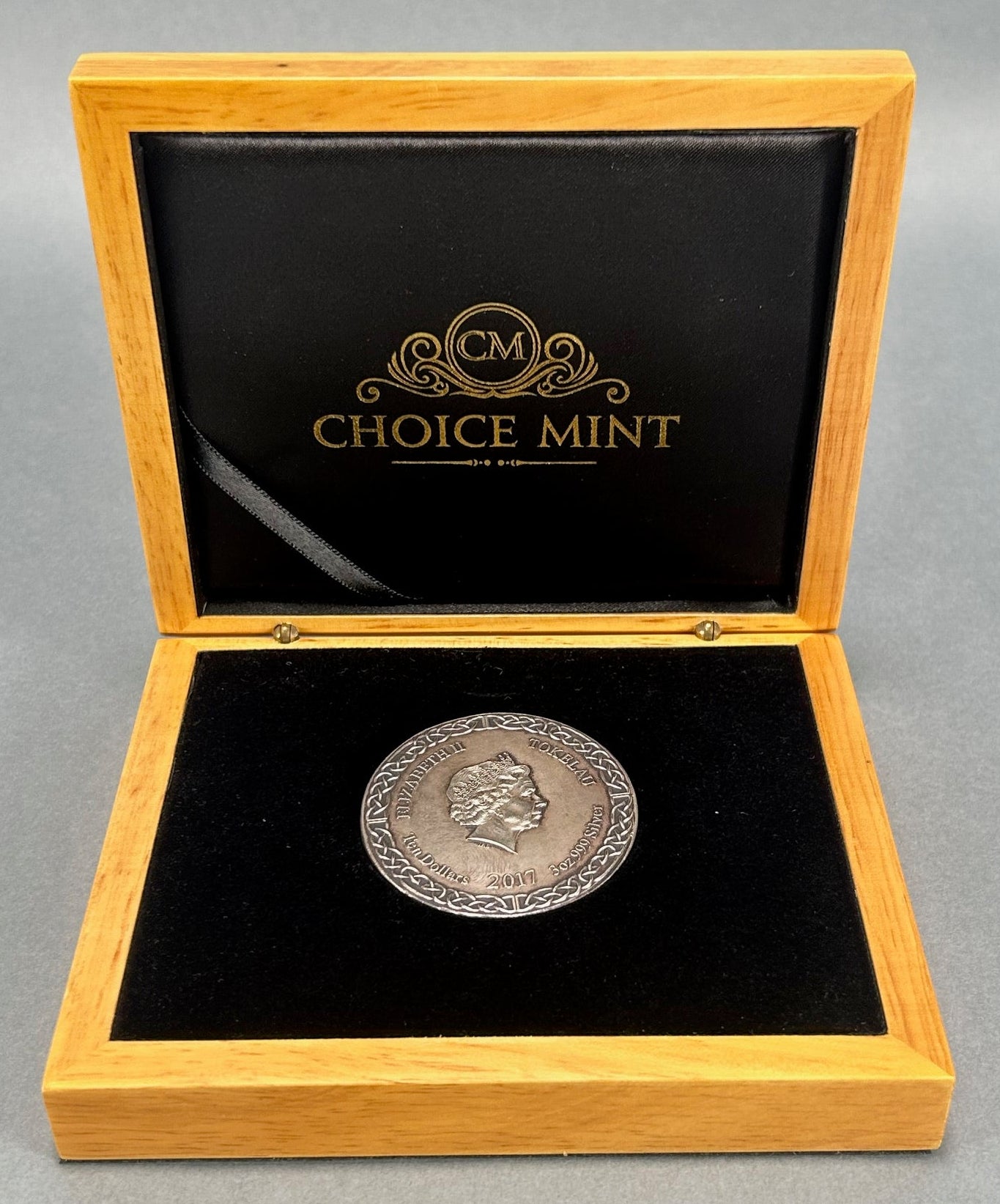 3 oz 999 Fine Silver 2017 Choice Mint Legends of Asgard 108/1,500