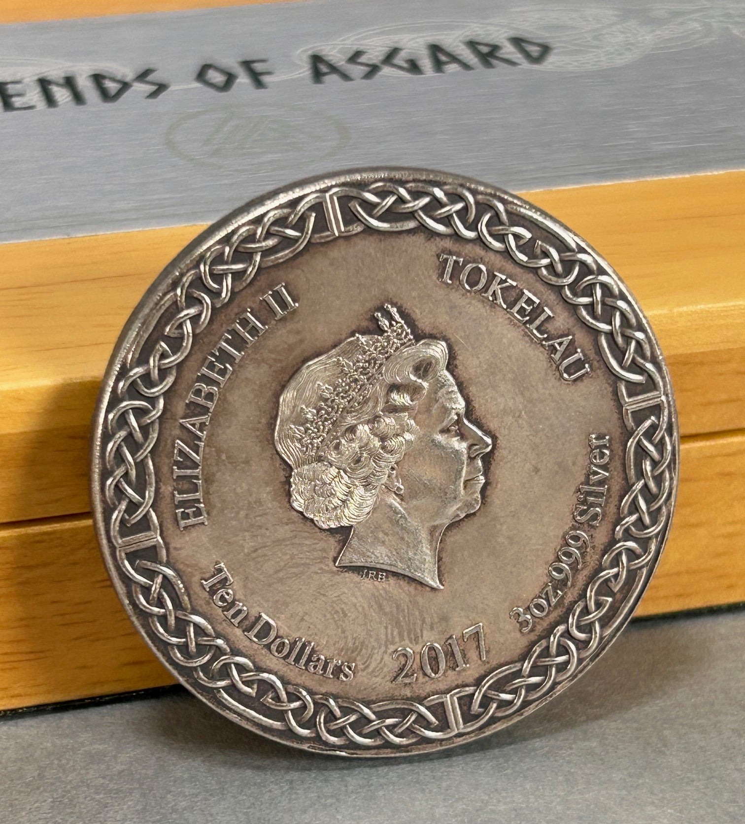 3 oz 999 Fine Silver 2017 Choice Mint Legends of Asgard 108/1,500