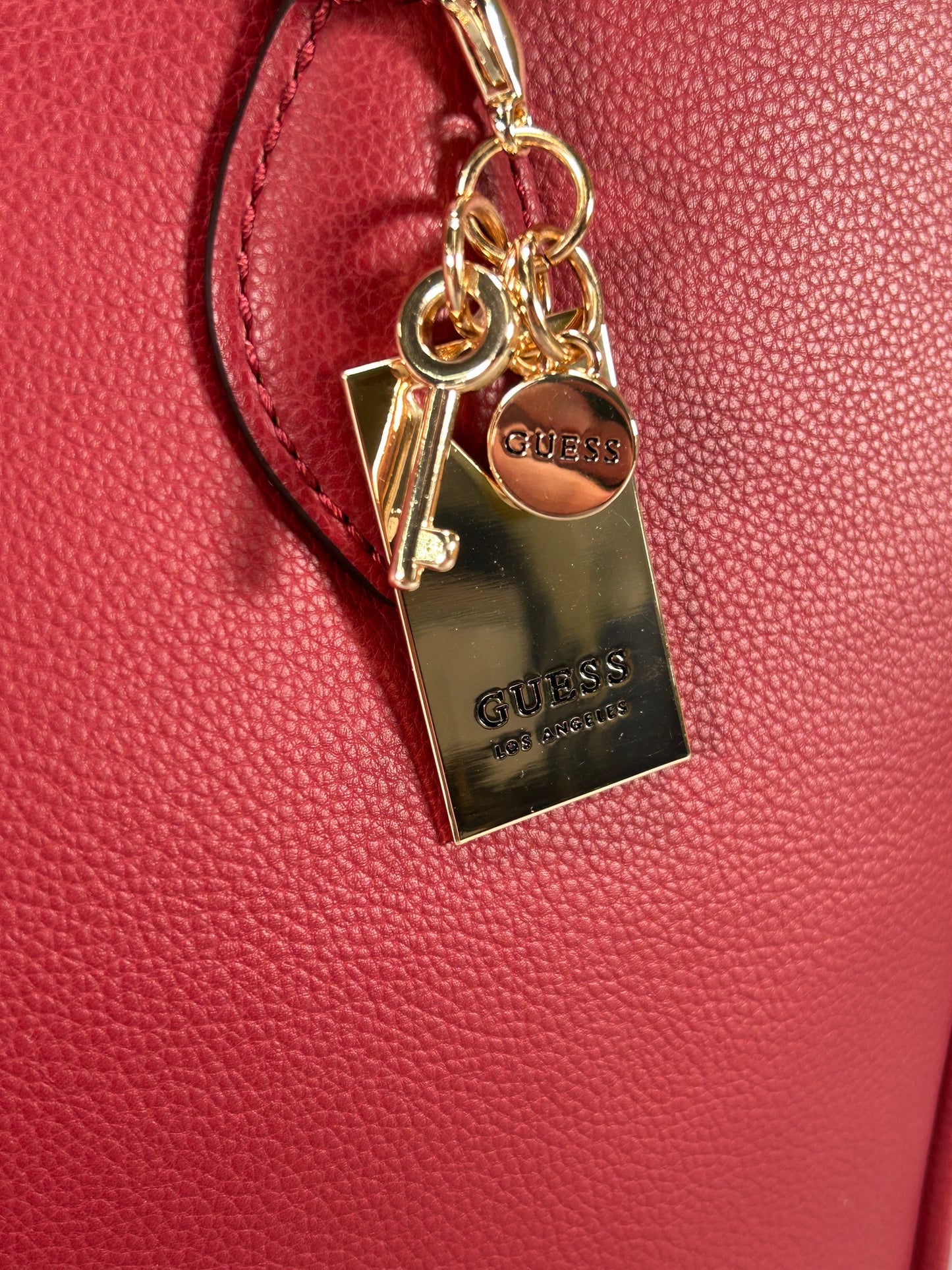 Guess Doretta Satchel Bag - Red