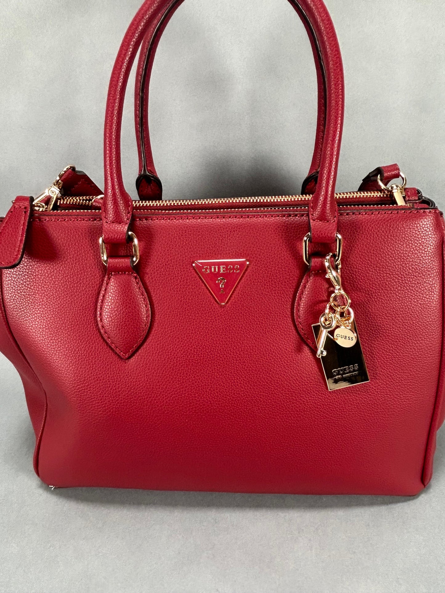 Guess Doretta Satchel Bag - Red