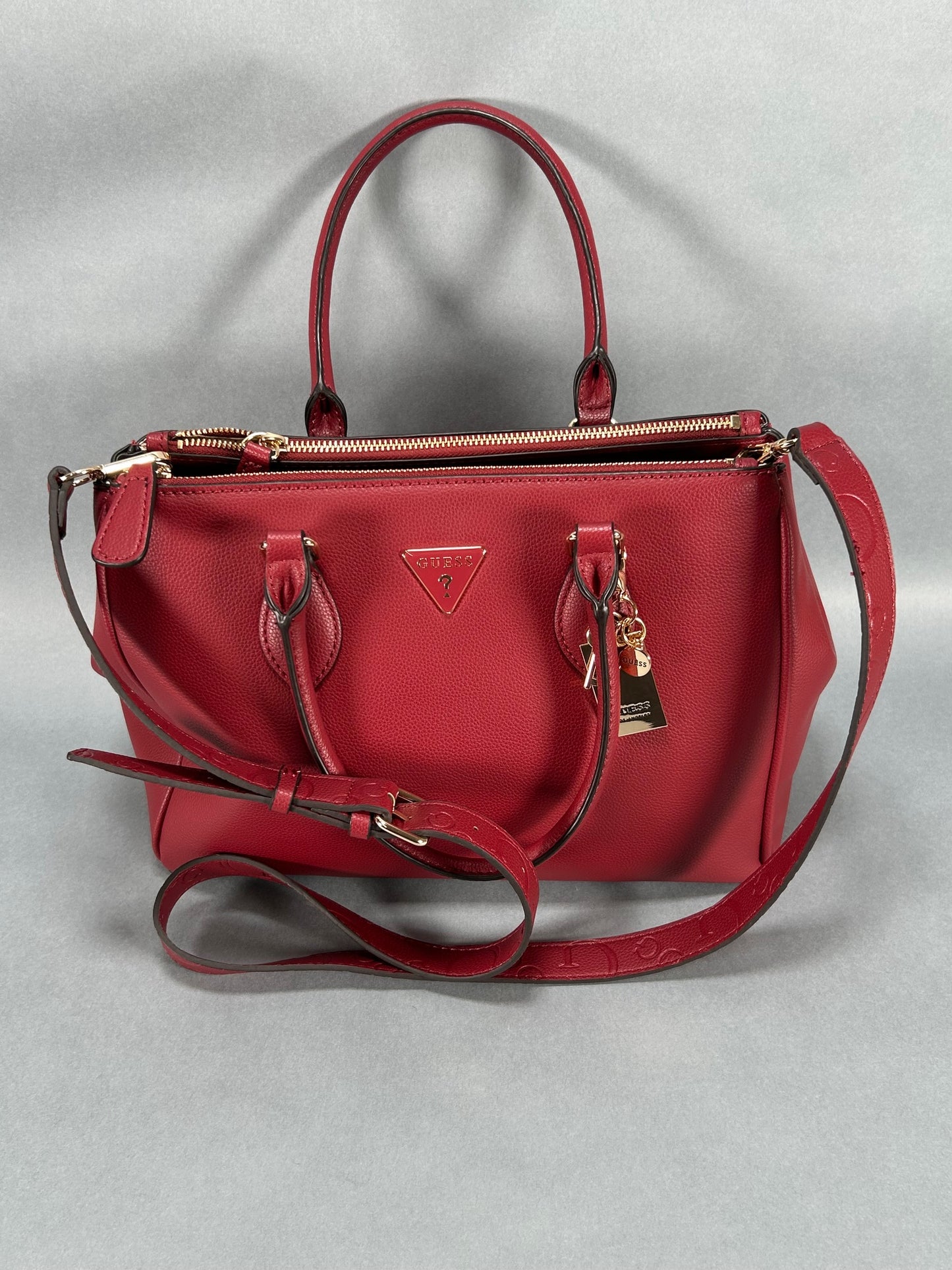 Guess Doretta Satchel Bag - Red