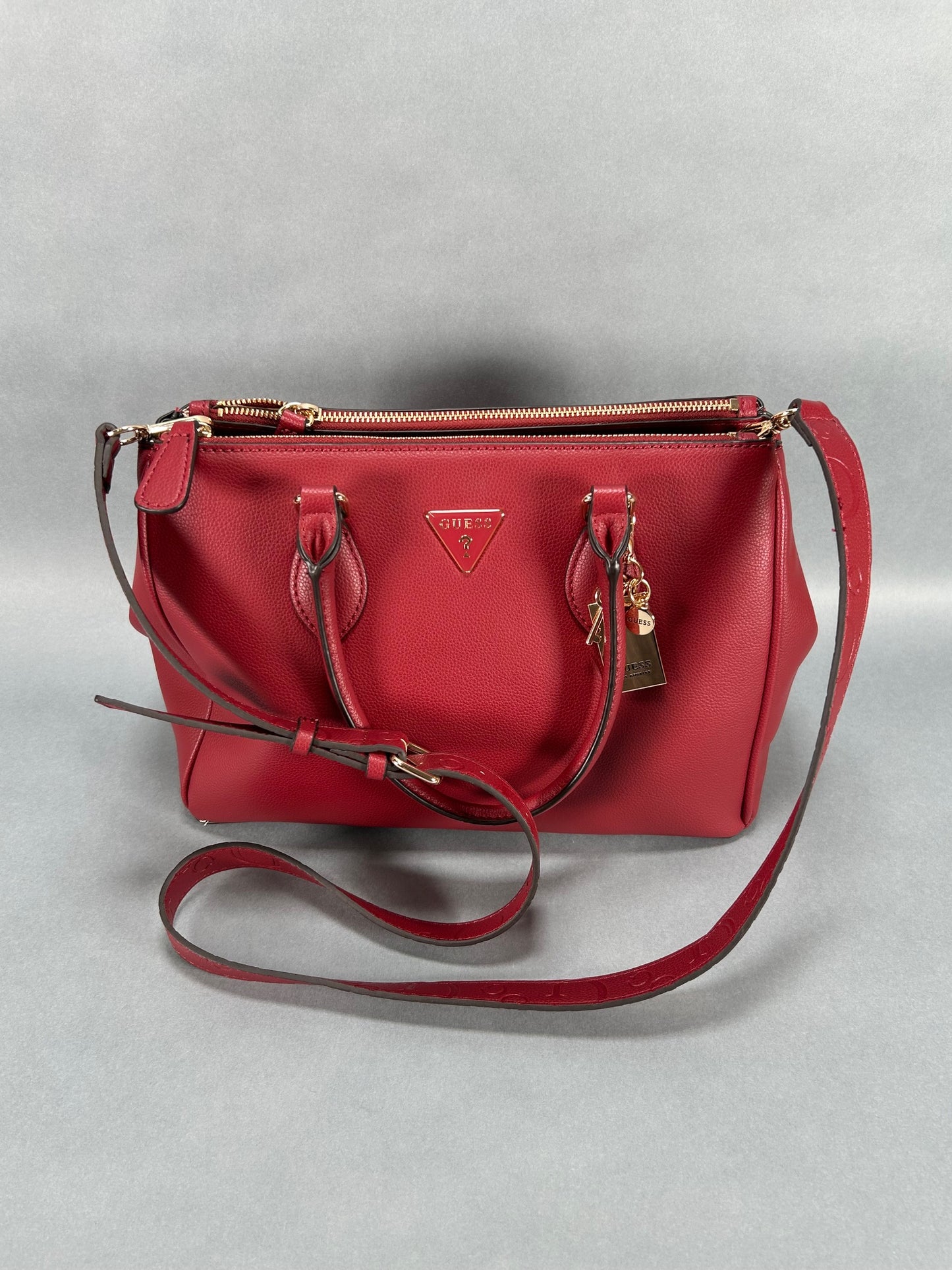 Guess Doretta Satchel Bag - Red