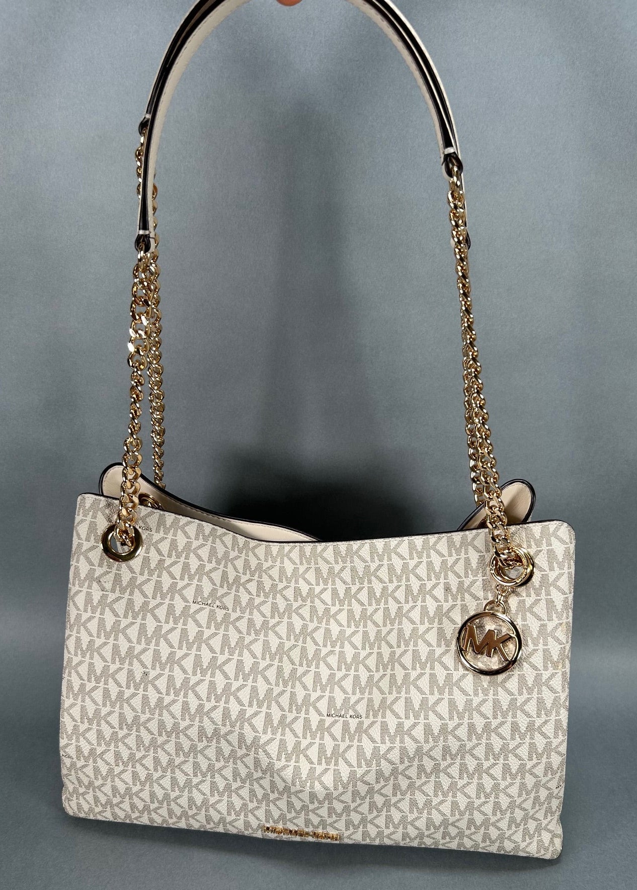 Michael Kors Medium Christina Signature Logo Tote Bag