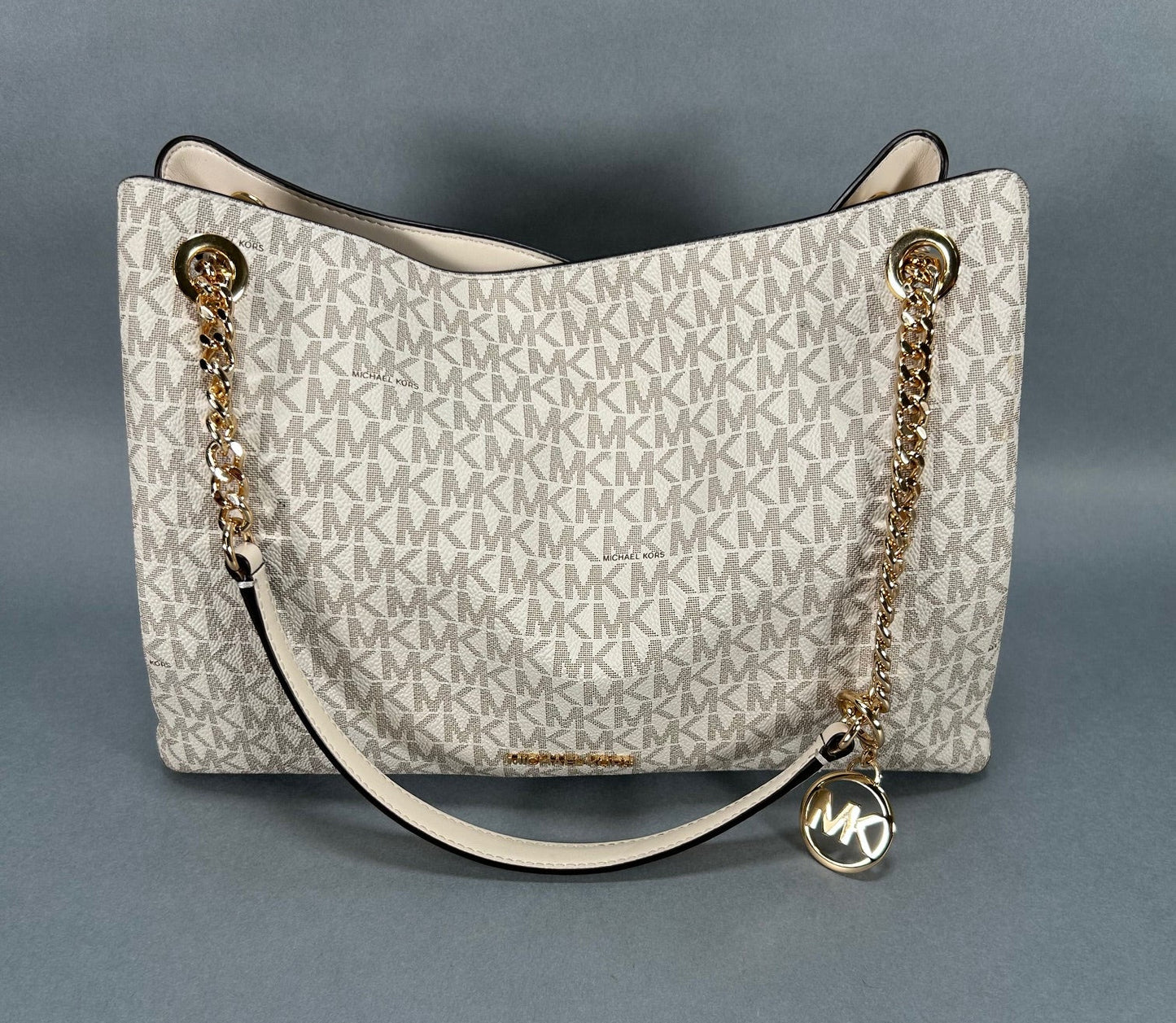 Michael Kors Medium Christina Signature Logo Tote Bag
