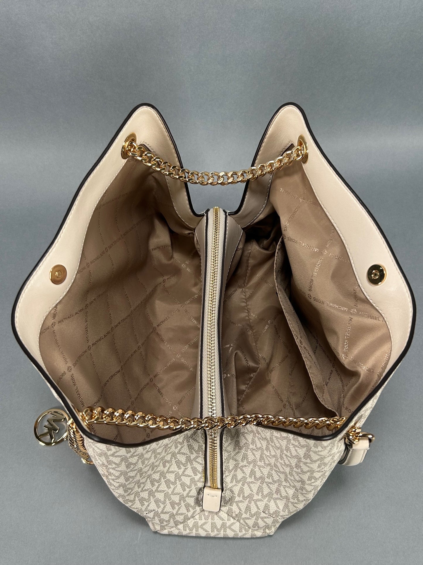 Michael Kors Medium Christina Signature Logo Tote Bag