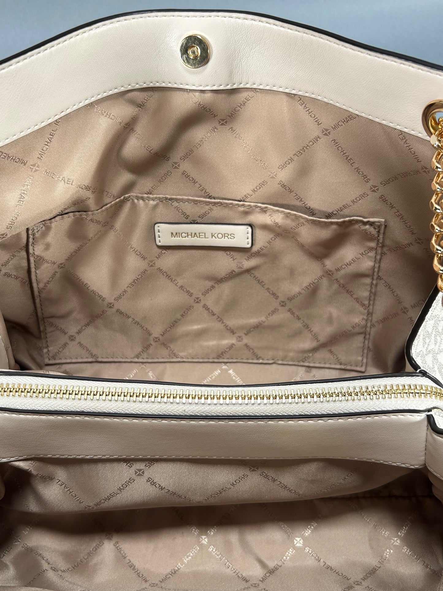 Michael Kors Medium Christina Signature Logo Tote Bag