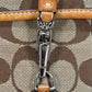 Coach Signature Mini Handbag Clip Demi 6348