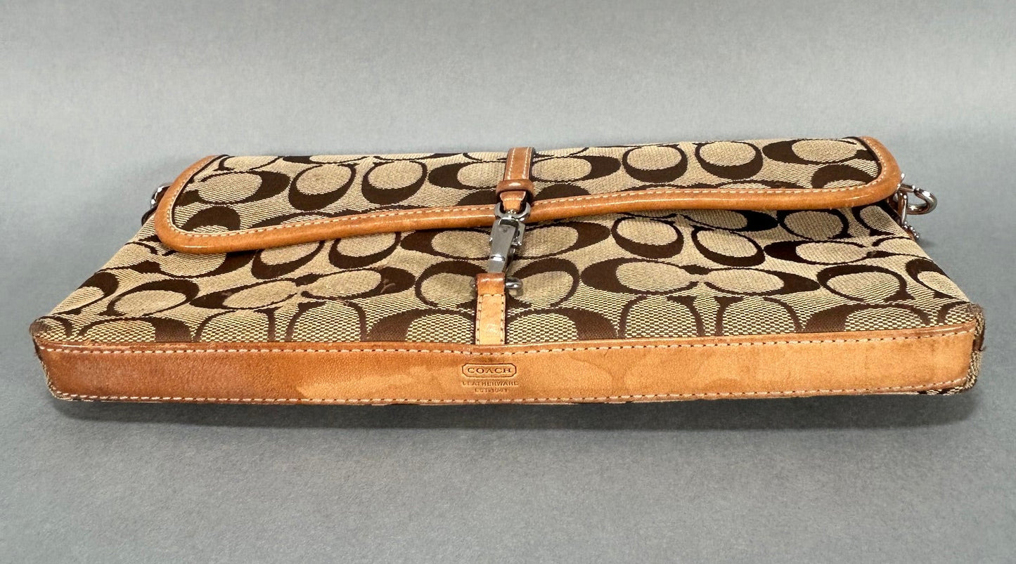 Coach Signature Mini Handbag Clip Demi 6348
