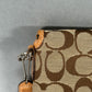 Coach Signature Mini Handbag Clip Demi 6348