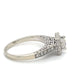 14K White Gold Diamond 0.44ctw Halo Engagement Ring; 3.1g