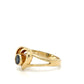 18K Yellow Gold Sapphire Ring; Size 4; 2.6g