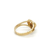 18K Yellow Gold Sapphire Ring; Size 4; 2.6g