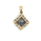 10K Yellow Gold Mystic Topaz Diamond Pendant; 0.15CTW; 2.2g