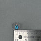 10K White Gold Topaz Pendant; 0.8DWT; 1.2g