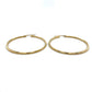 10K Yellow Gold Hoop Earrings; 1.8DWT; 2.8g