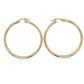 10K Yellow Gold Hoop Earrings; 1.8DWT; 2.8g