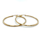 10K Yellow Gold Hoop Earrings; 1.8DWT; 2.8g