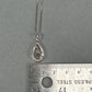 14K Two-Tone Gold Diamond Pendant on 18" Chain Necklace