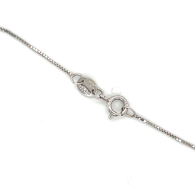 14K Two-Tone Gold Diamond Pendant on 18" Chain Necklace