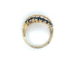 Gold Ring w/ Sapphires + Diamonds; 0.45CTW; Size 6; 5.4g