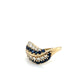 Gold Ring w/ Sapphires + Diamonds; 0.45CTW; Size 6; 5.4g