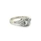 14K White Gold Diamond 0.42ctw Halo Engagement Ring; 4.1g