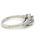 14K White Gold Diamond 0.42ctw Halo Engagement Ring; 4.1g