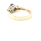 14K Yellow Gold Ring w/ Tanzanite + 2x Diamonds; 0.10CTW; Size 6; 3.0g