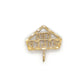 14K Yellow Gold "SUPER DAD" Pendant; 0.7DWT; 1.1g