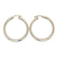 10K Yellow Gold Hoop Earrings; 2DWT; 3.2g