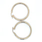 10K Yellow Gold Hoop Earrings; 2DWT; 3.2g