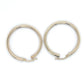 10K Yellow Gold Hoop Earrings; 2DWT; 3.2g