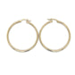 10K Yellow Gold Hoop Earrings; 1.6DWT; 2.5g