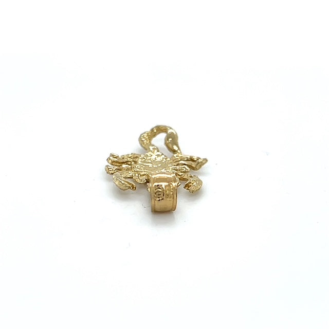 10K Yellow Gold Scorpion Pendant; 1DWT; 1.5g