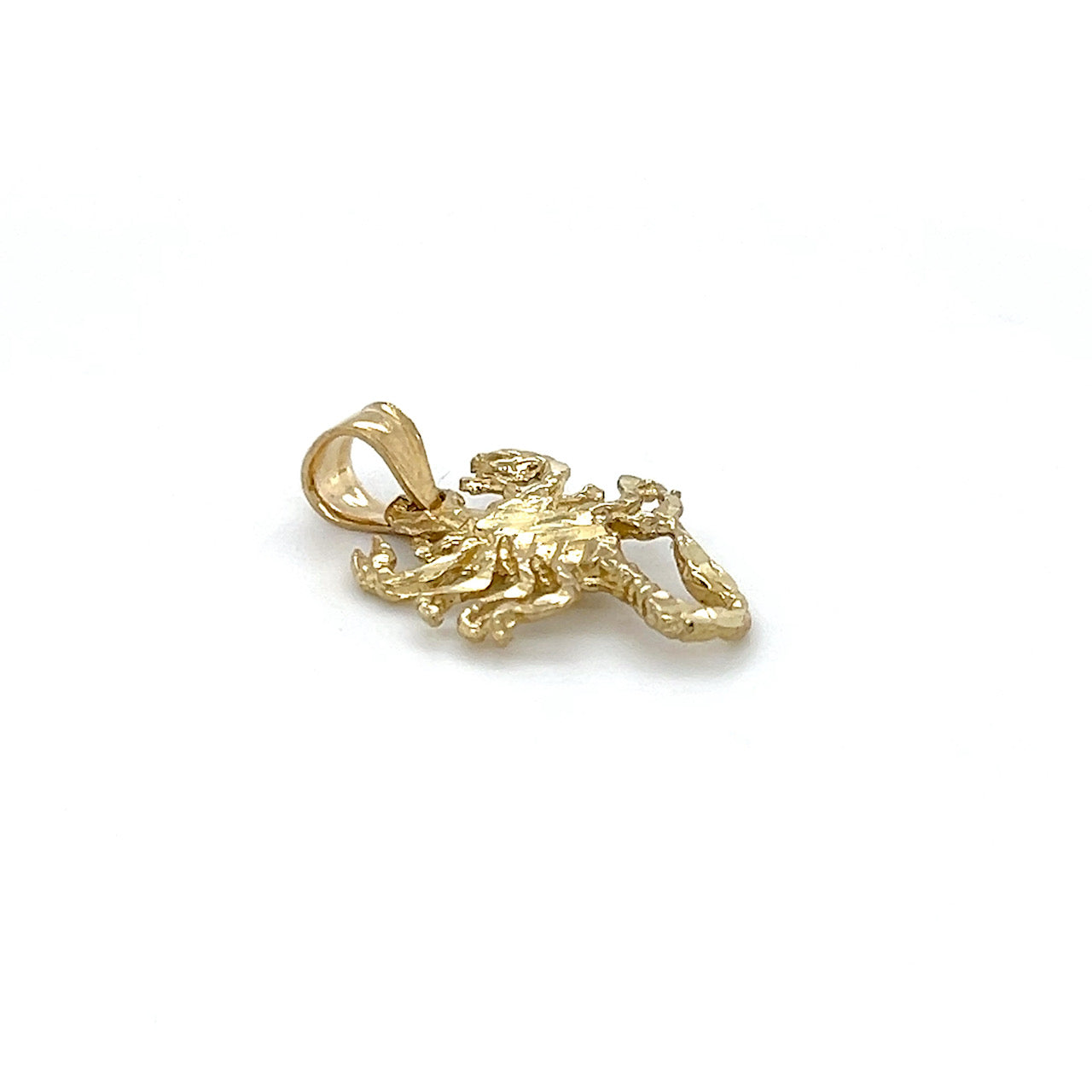 10K Yellow Gold Scorpion Pendant; 1DWT; 1.5g