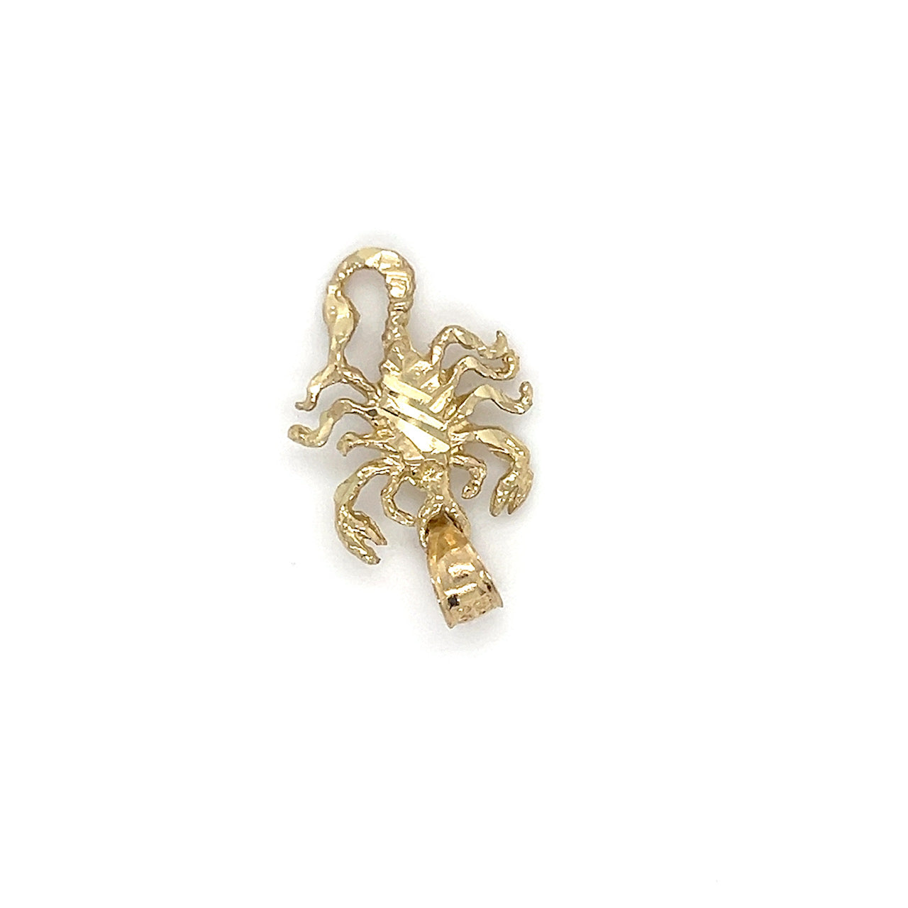 10K Yellow Gold Scorpion Pendant; 1DWT; 1.5g